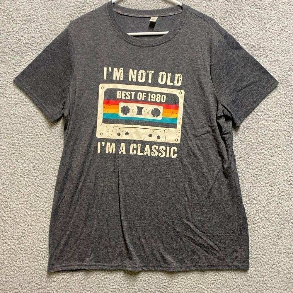 Vintage Women's T Shirt XL Best Of 1980 Top Blouse Tee